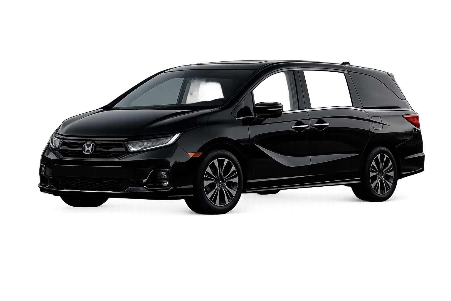 Affordable luxury limousine service vehicle parked in downtown Austin, Texas
